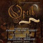 Opeth announce Australian tour for May 2015